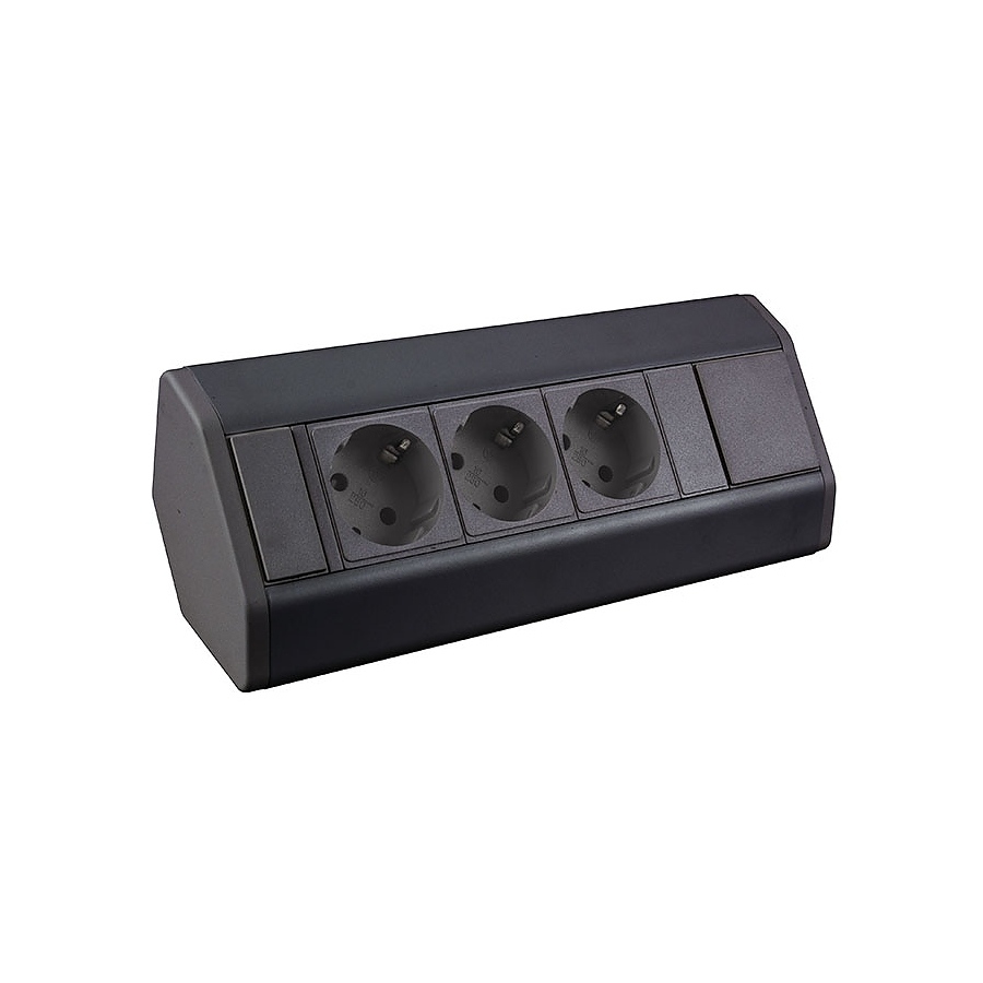 CORNER BOX aglov kontakt 3br.shuko, cheren 2