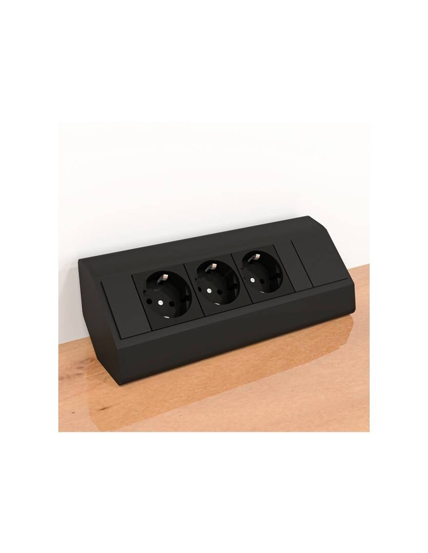 CORNER BOX aglov kontakt 3br.shuko, cheren 6