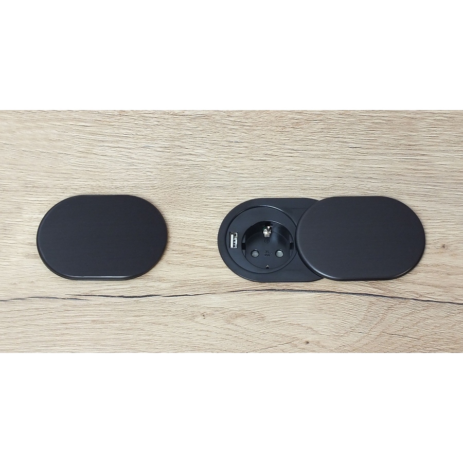 kontakt za vgrazhdane, SLIDE BOX s USB, cheren 4