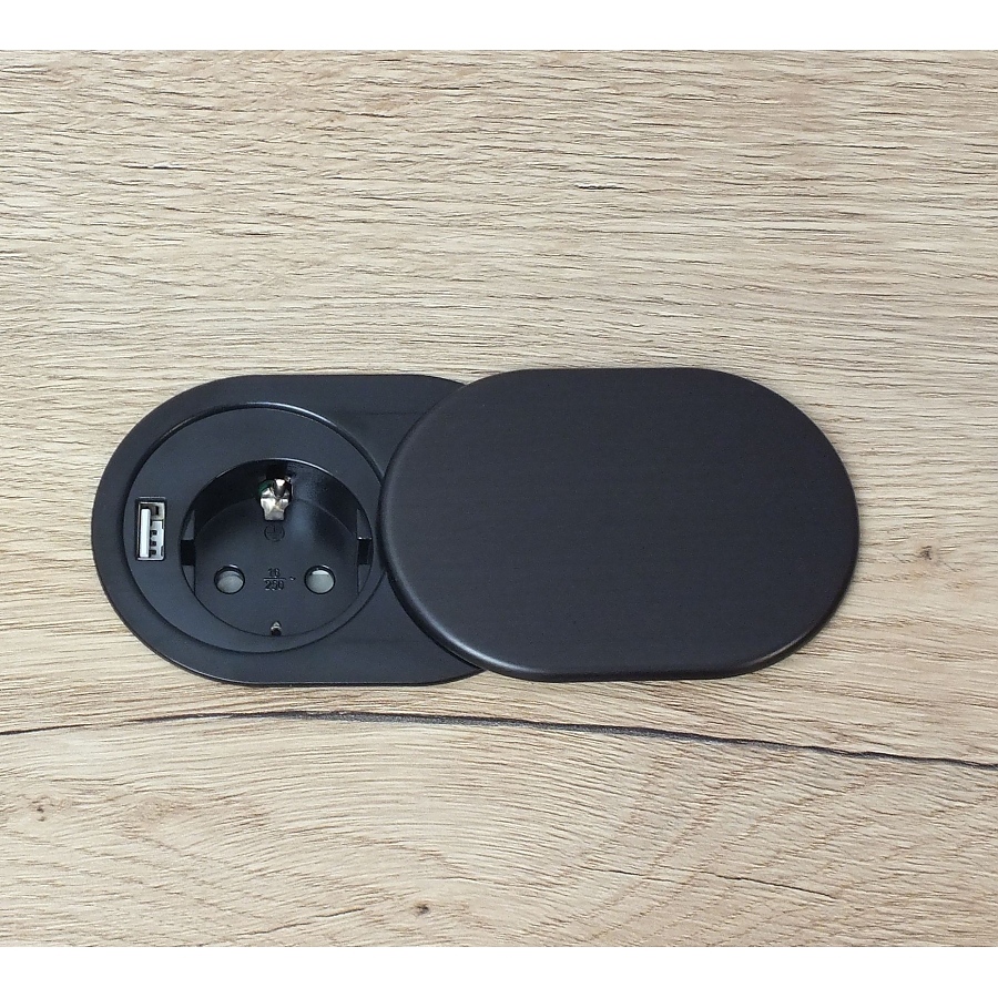 kontakt za vgrazhdane, SLIDE BOX s USB, cheren 5