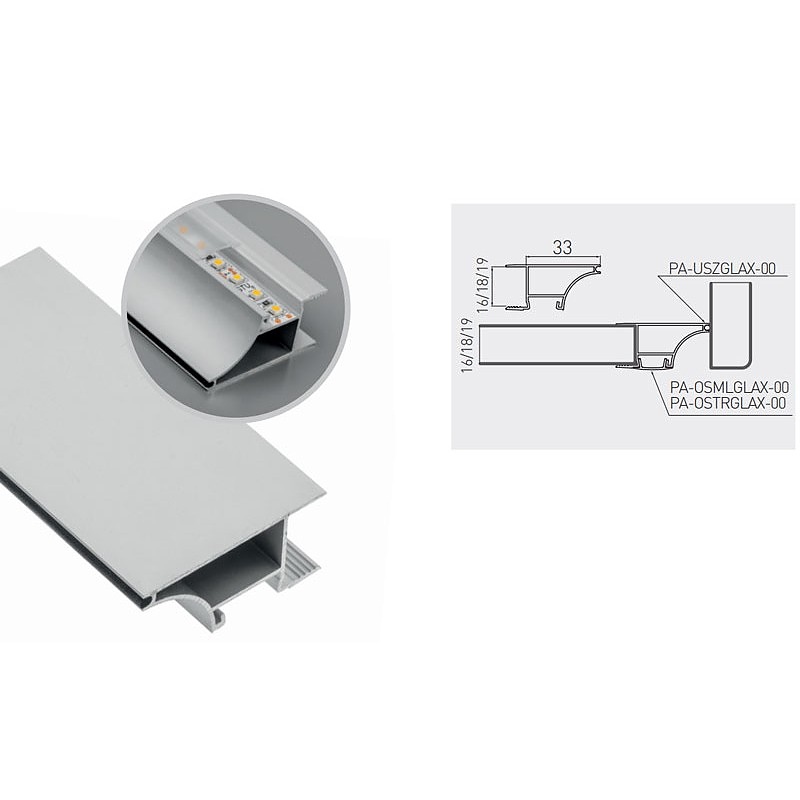 Glavna Led Profil GLAX AL