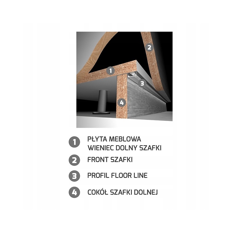 Led Profil FLOOR LINE AL 2