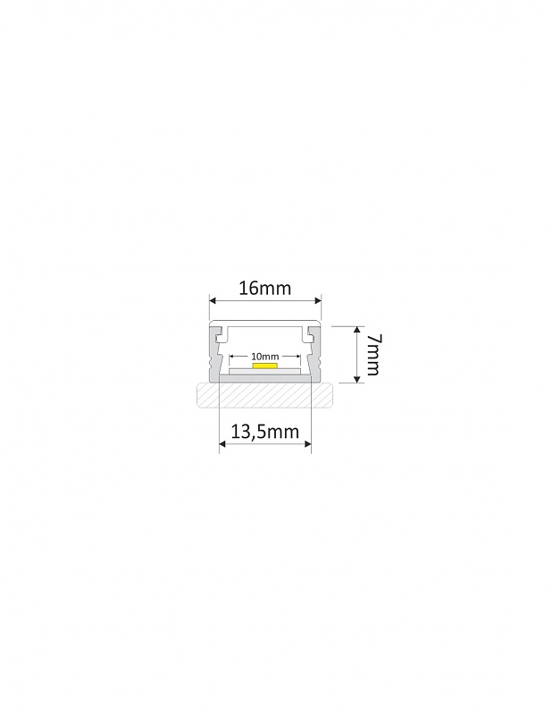 Led profil LINE XL AL 1