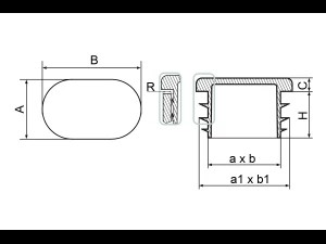 Shema PVC Zaoblena tapa