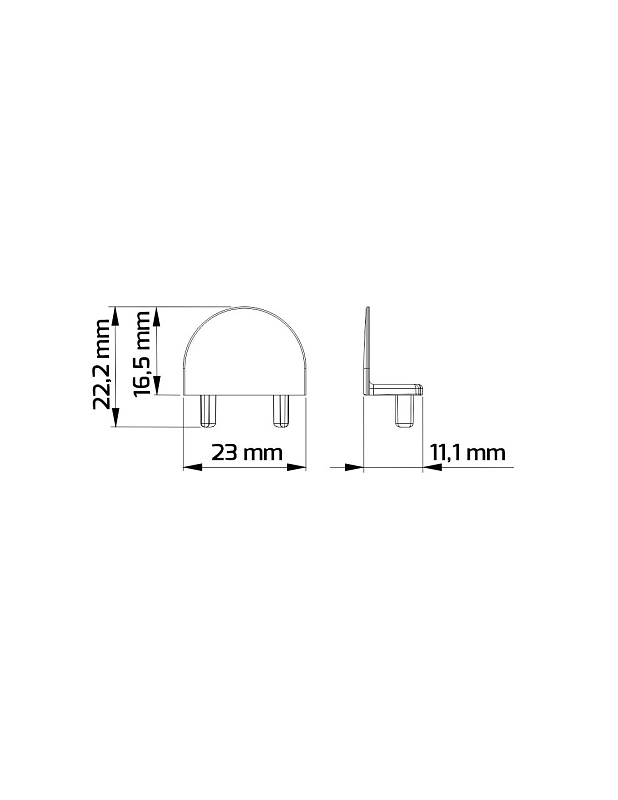 led profil ZENOLINE 3M, White 1