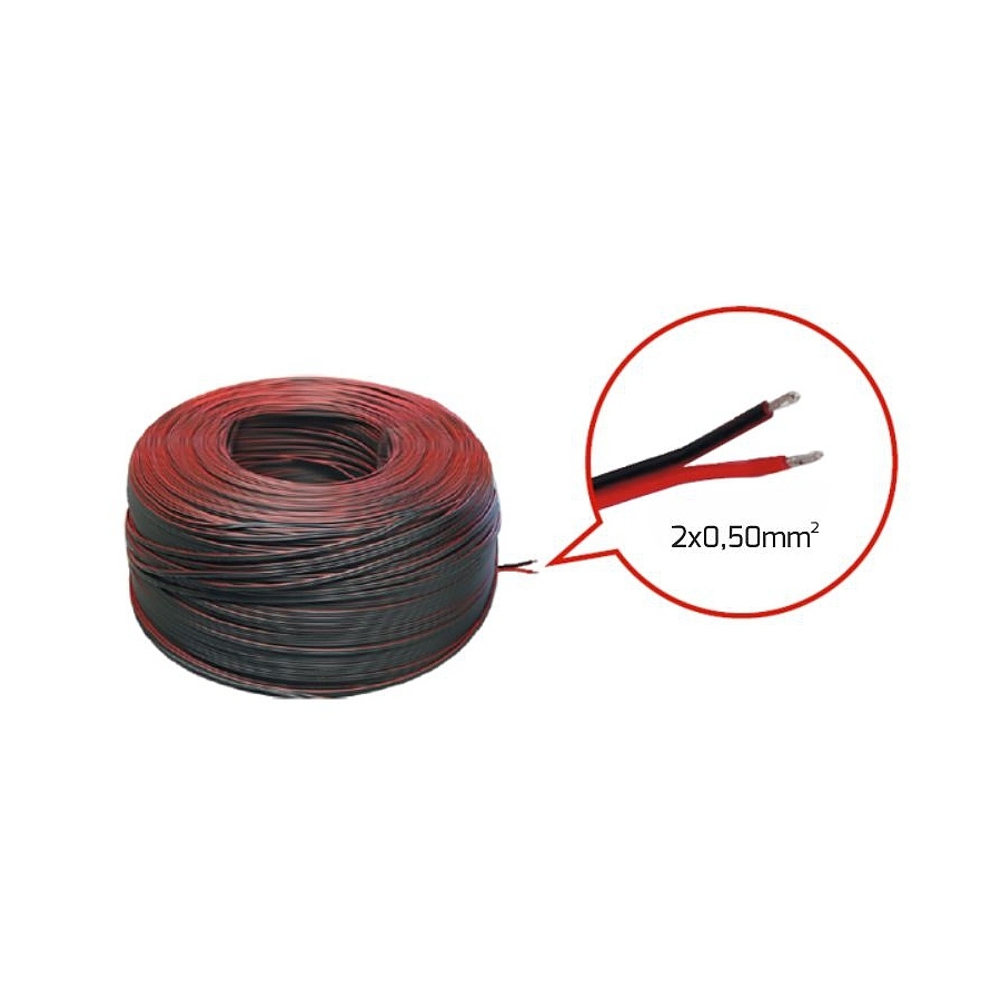 Kabel 2x0.5 cheren 2
