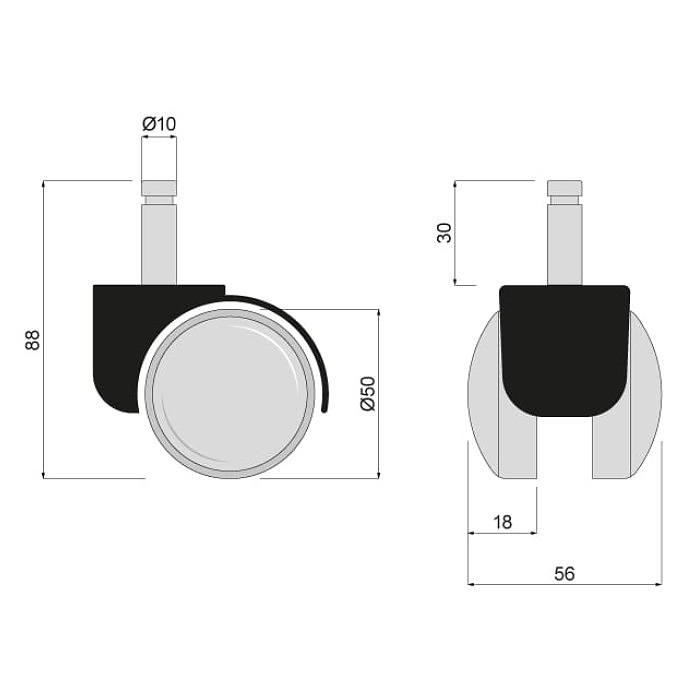 kolelo-za-mebeli-gumirano-50-mm-10mm 1