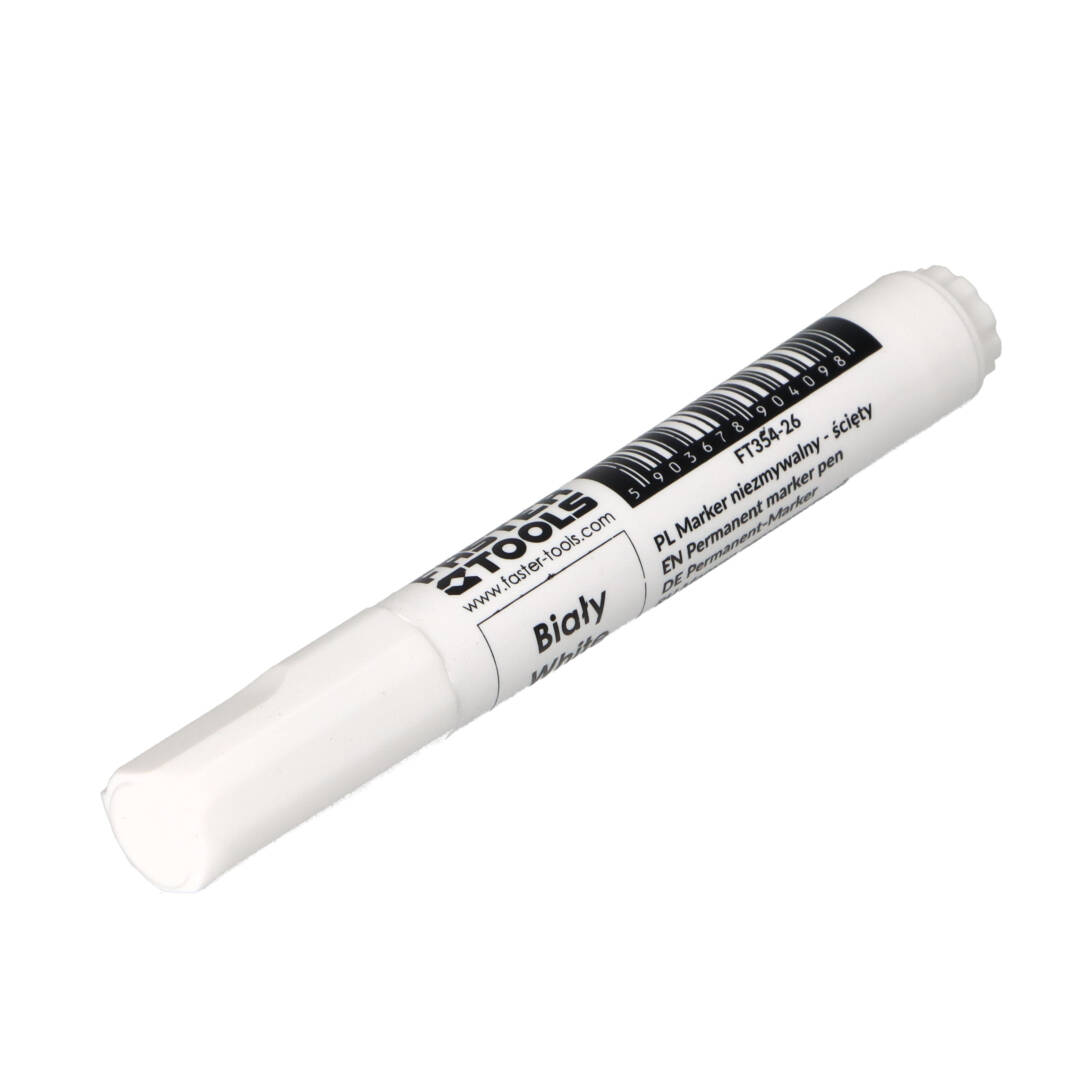 FT354-26 FASTER TOOLS permanent marker white bevel -2