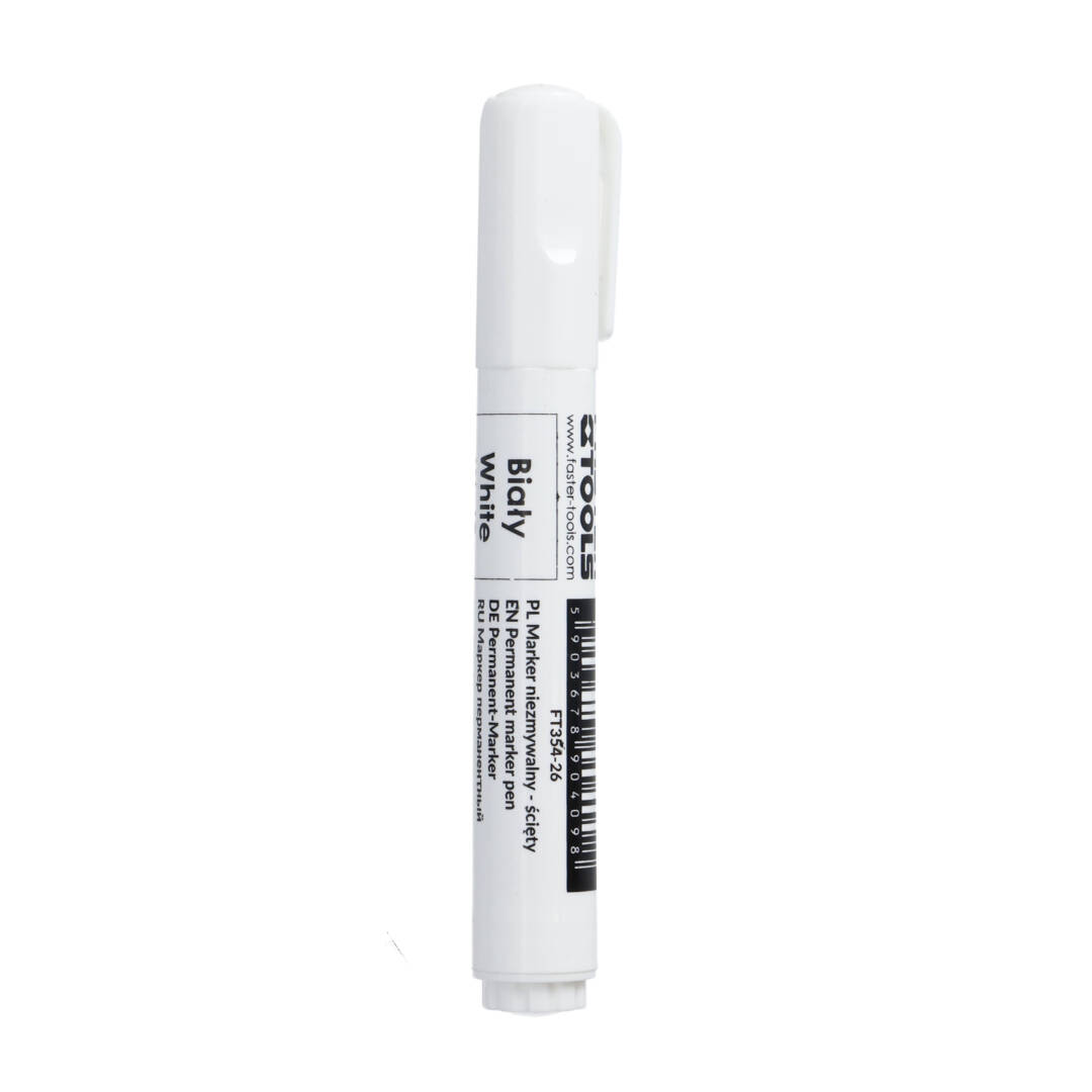 FT354-26 FASTER TOOLS permanent marker white bevel -3