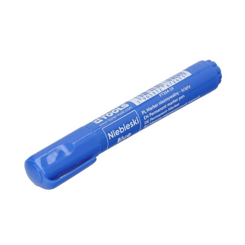 permanent marker blue bevelled