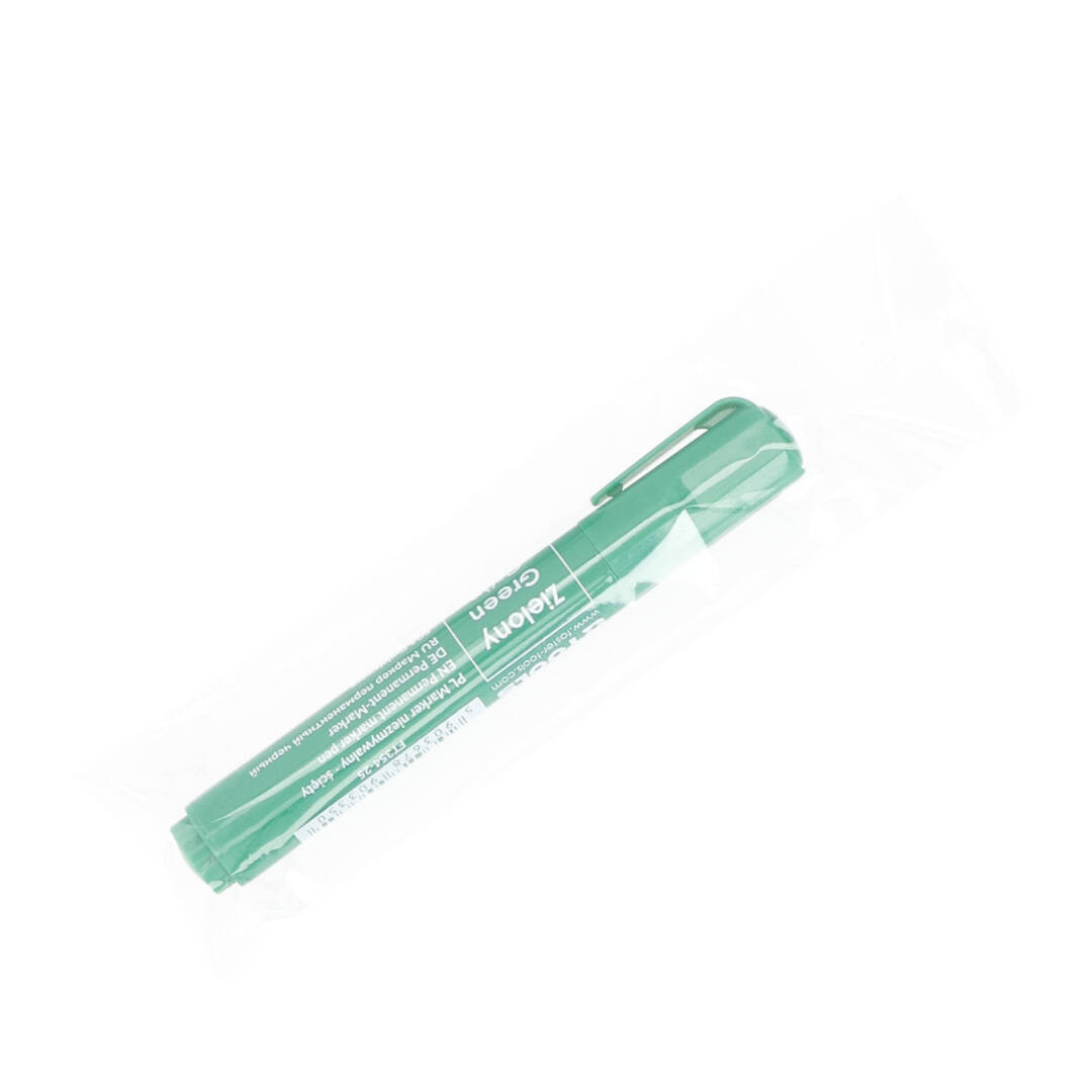 permanent marker green bevelled 1
