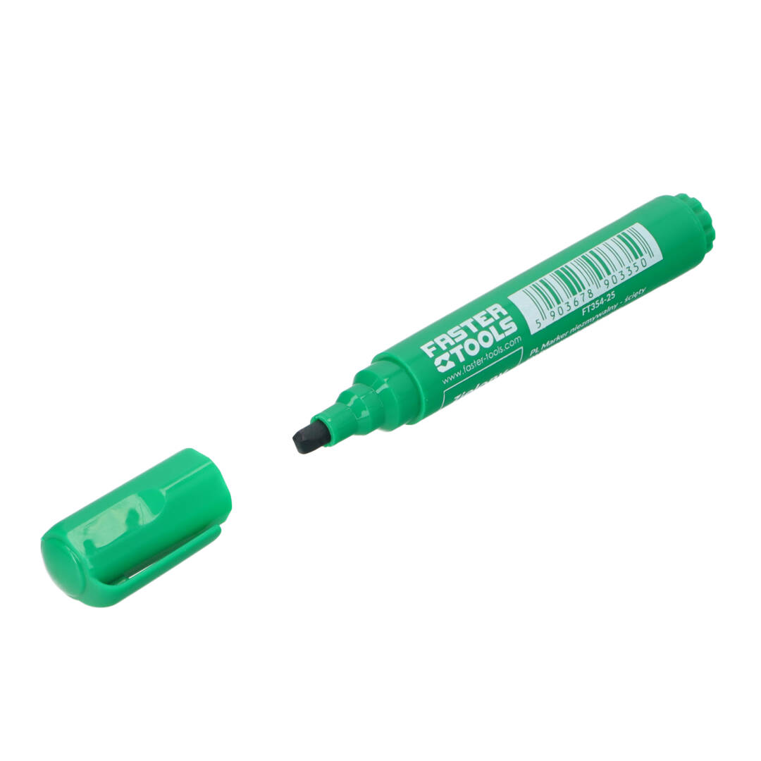 permanent marker green bevelled 2