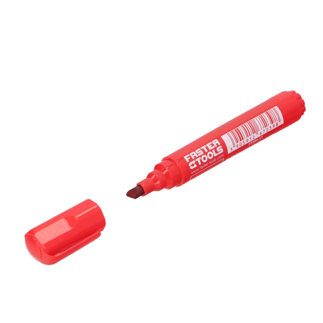 permanent marker red bevelled 2