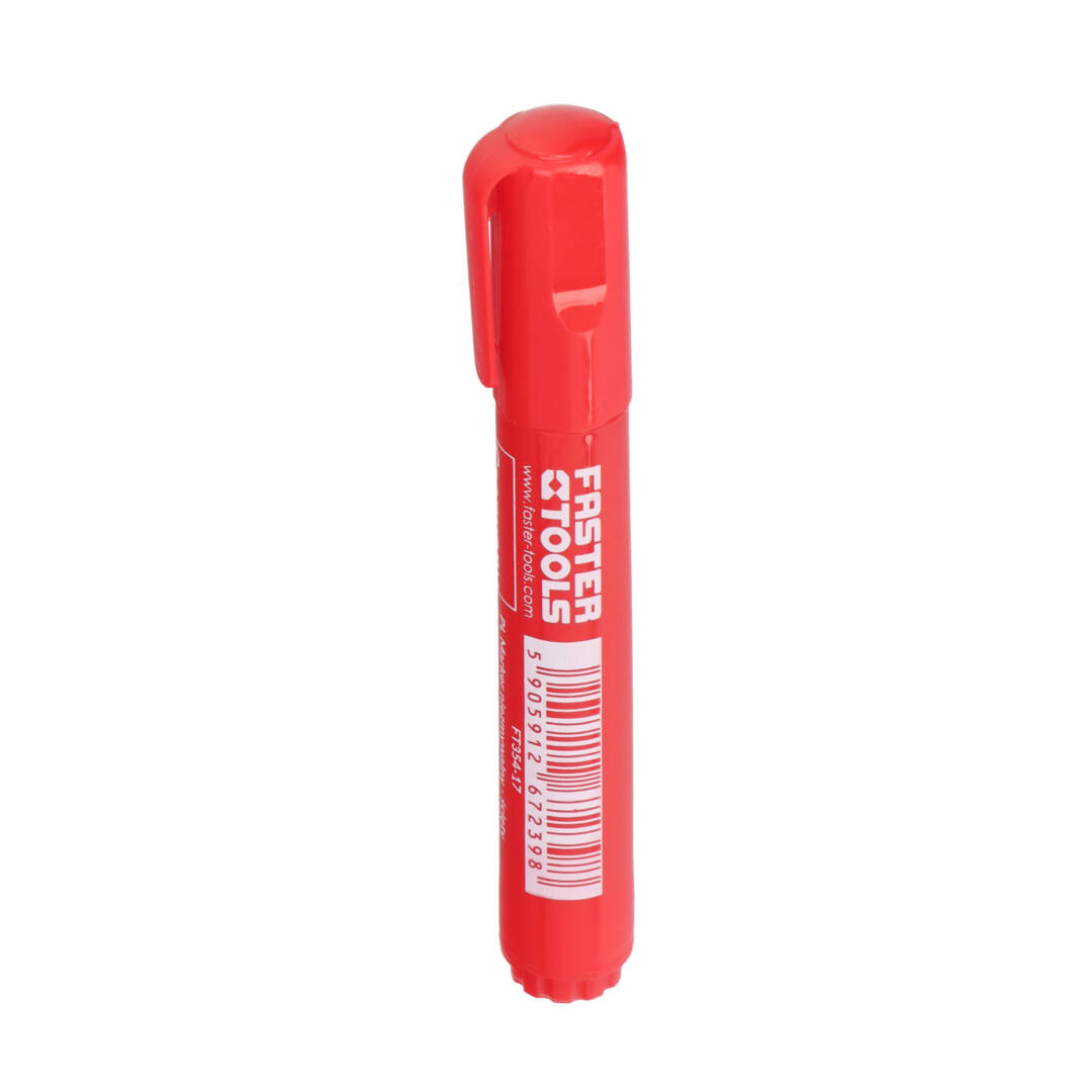 permanent marker red bevelled 3