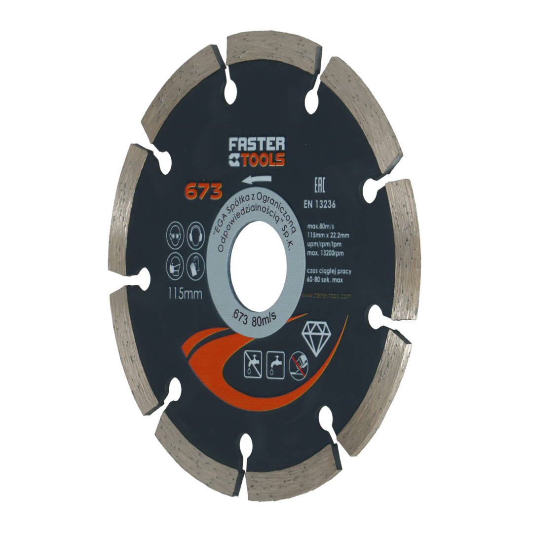 DIAMANTEN disk segmentiran 673