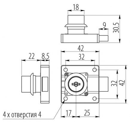 Mebelna Kluchalka Cherna 138 -2