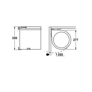 Kosh za vgrajdane 13l bayl 32250007 -2